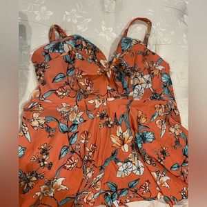 Cactus Tankini Swim Top